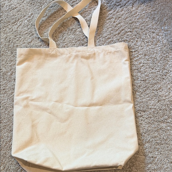 Peanuts Cream Tote Bag with Red and Blue Design - Picture 2 of 4